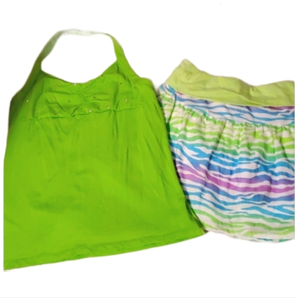 10/ 12/14 halter skort set. The childrens place , basic editions